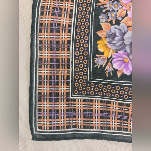 Vintage Yves Saint Laurent Square Scarf - Picture 4 of 6